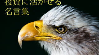 アイ株式スクールの投資の名言集から獲物を狙う鷹